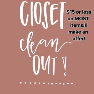 Closet Clean Out Sign